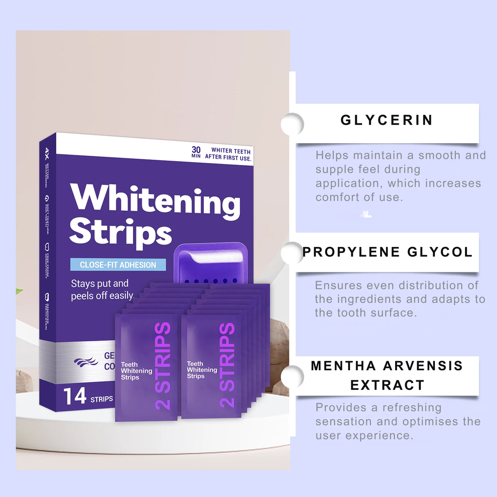Purple Teeth Whitening Strips