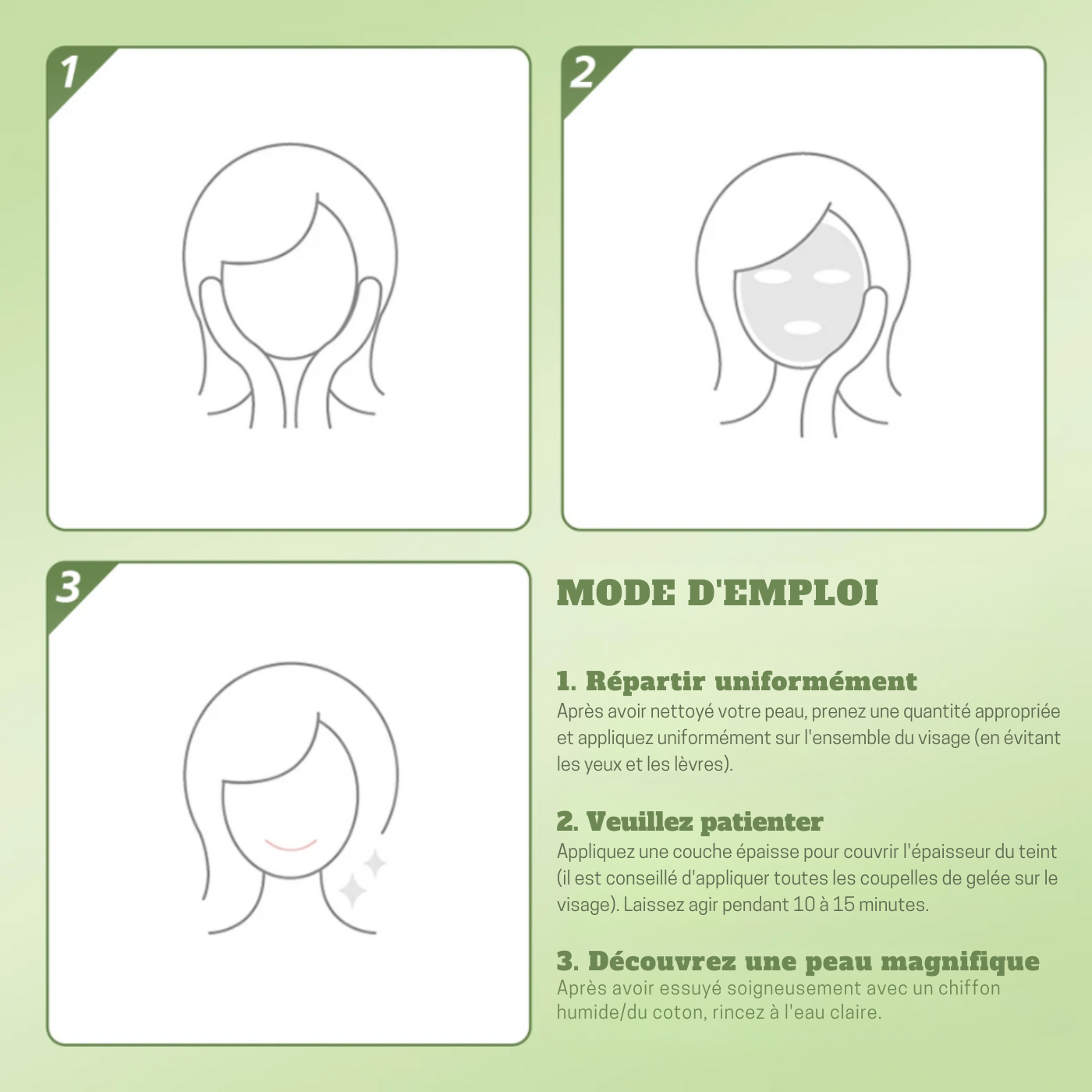 MASCHERA EMMA MATCHA (10 pezzi)